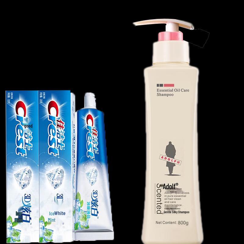 

Набор: Зубная паста Crest 3D White и шампунь Adol