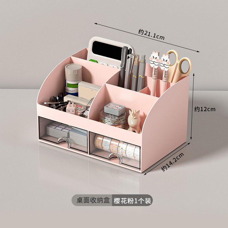 1 Stück Kosmetik, Schreibwaren, Schreibtisch-Aufbewahrungsbox, Schublade, Schreibtisch für Schüler, Stifthalter, Büro-Kleinteile-Aufbewahrungsregal