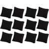 12 Pack Small Black Watch Pillow Velvet Bracelet Pillow Jewelry Displays Watch Bracelet Bangle Cushions Stand Fit For Boxs