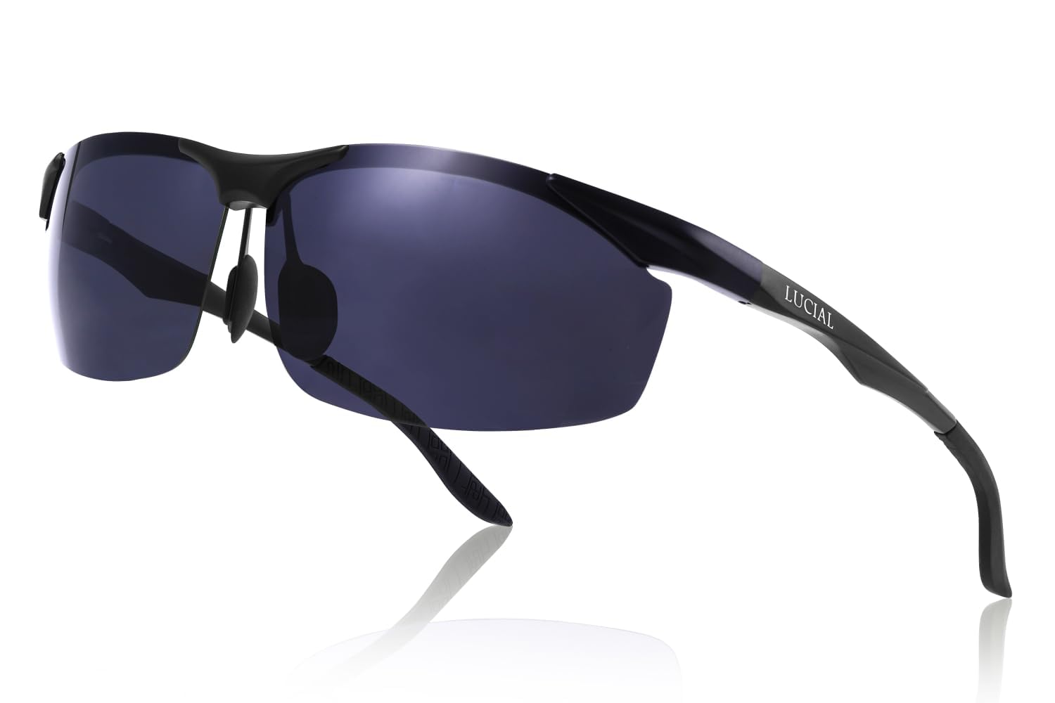 

LUCIAL and Lens Sunglasses for and UV400 Protection Highly Weighs Just Ultra-Polarized Ultra-Thin Driving, Fishing, Running, Golf, [Aluminum Alloy,