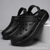Baotou Summer New Eva Hole Shoes Men Wear Non-slip Slippers Breathable Casual Beach Shoes