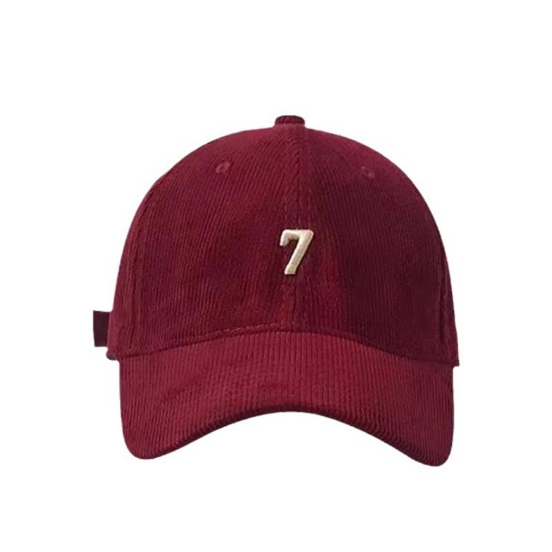 Fashion Soft Top Baseball Cap for Men Women New Corduroy Embroidered 3D Snapback Cap and Girls Small Face 58-60cm Gorras Bone