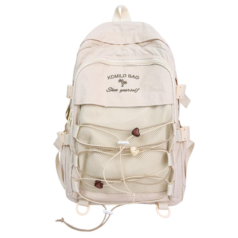 Рюкзак со шнурком для старшеклассников, рюкзак большой вместимости