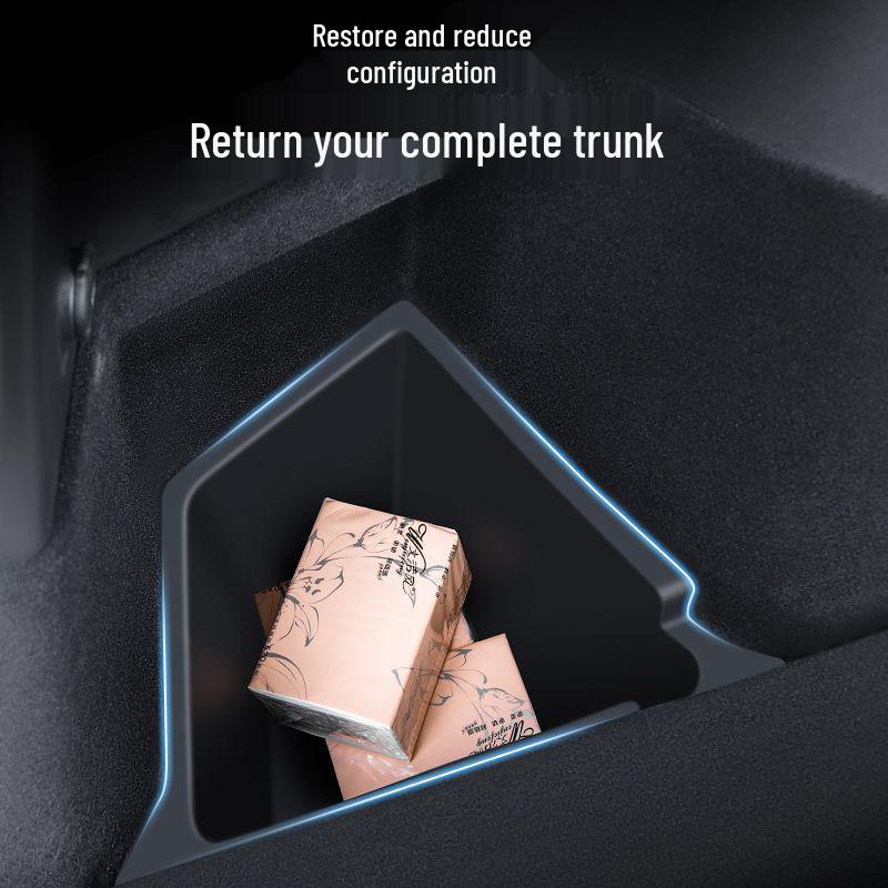 Model Y Trunk Storage Box Side Pocket Organizer Interior Accessory