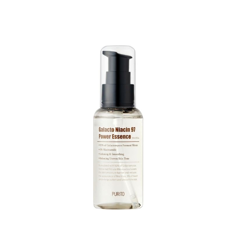 PURITO Galacto Niacin 97 Power Essence 60 ml - rozjaśniająco-nawilżająca esencja toner do twarzy