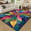 3D Flower Pattern Area Rug Luxury Non-Slip Carpet for Living Room Bedroom Large Floor Mat Home Decor