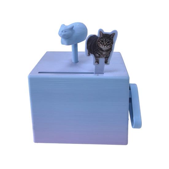

Вращающаяся вручную музыкальная шкатулка для кошек, интерактивная игрушка для кошек с мелодичным звуком для привлечения кошек, вращающаяся музыкальная шкатулка для домашних кошек, избавляющая от скуки синий