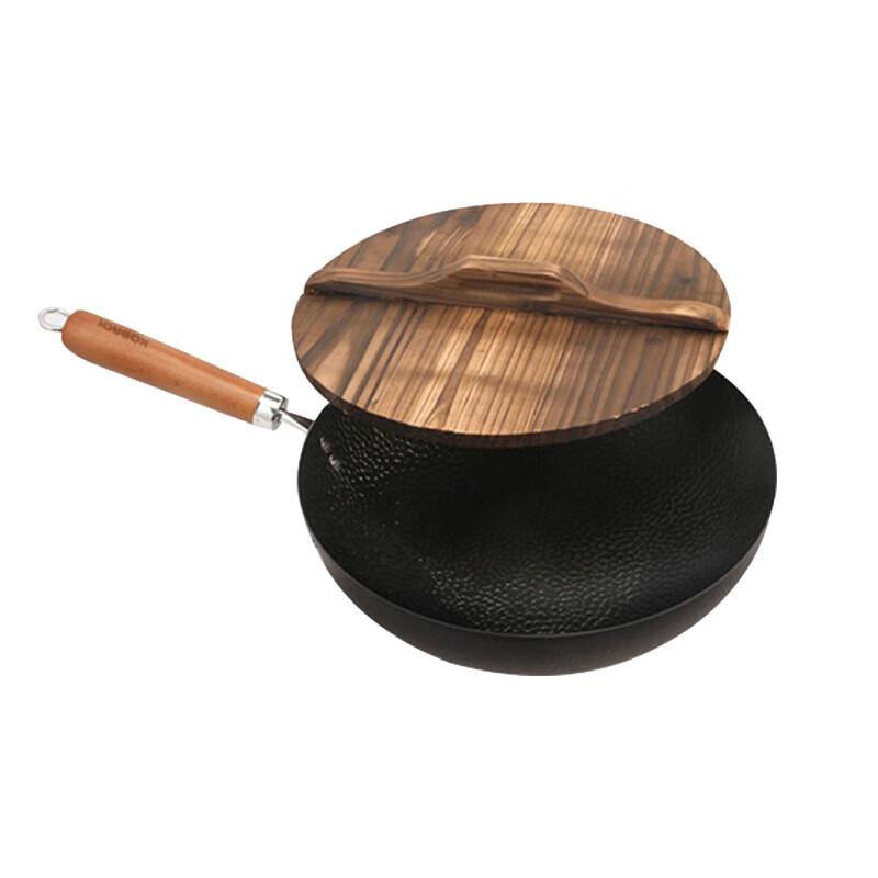 KHBH Traditional Forged Iron Wok