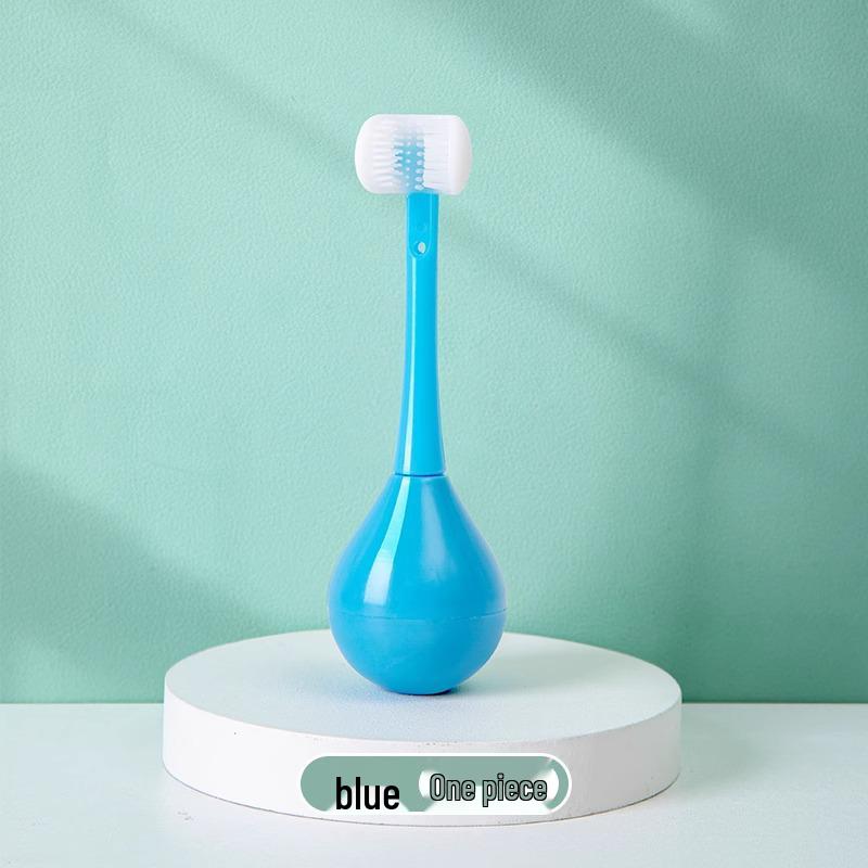 Children's U-Shaped 3D Soft Bristle Toothbrush and Tumbler Set for Ages 2-12