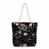 Physical Chemistry print thick rope single-shoulder beach bag 7216