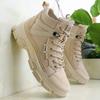 New Drop! Men's High-Top Casual Sports Boots - Plus-Size, Trendy Versatile, All-Season Commuting, New Tactical Ankle Boots
