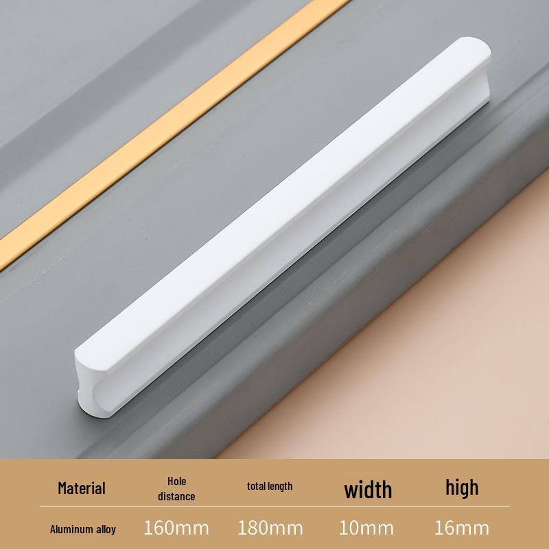 American White Aluminum Alloy Cabinet Handle