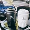 Portable Ice Cup Travel Coffee Mug Spill Proof With Lid Car Thermos Cup For Lexus IS250 Ct200h LS430 LX570 NX300h IS300h RX330 E AES1