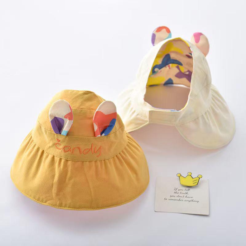 Kids' Summer Wide Brim UV Protection Reversible Sun Hat