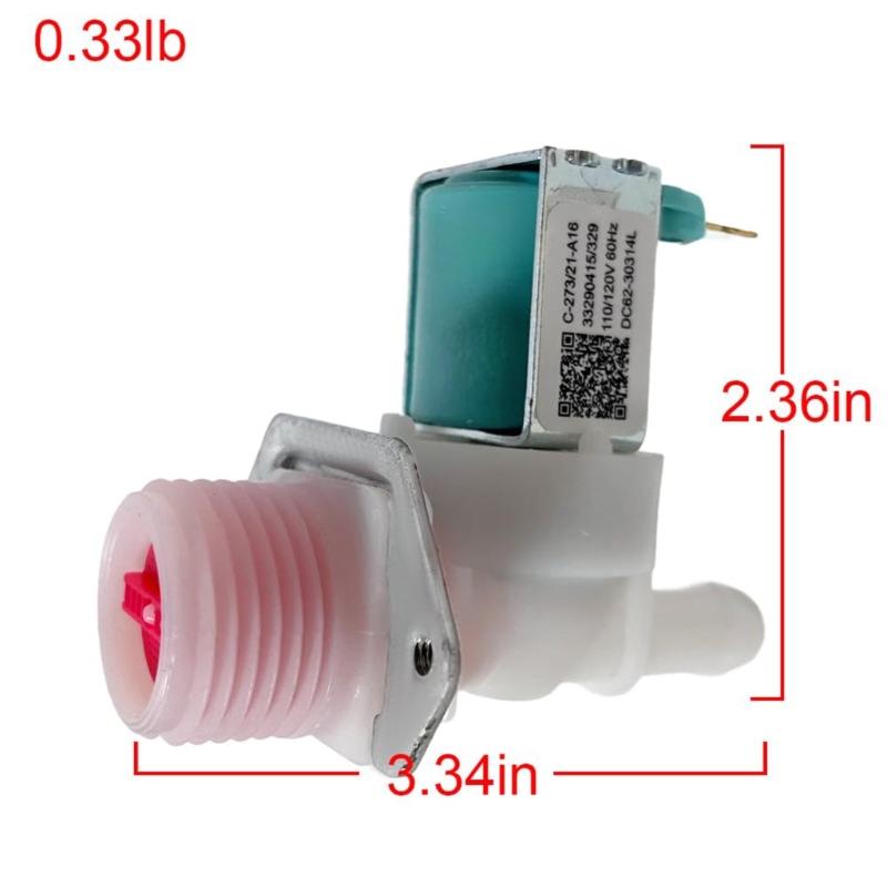 Multifuntional Replacement Dishwasher Water Inlet Valves Plastic Texture Strong Design Suitable for Multiple Models