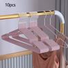Non-Slip Coated Metal Suit Coat Hangers Heavy Duty Clothes Hangers Metal Shirt Jacket Hanger with Round Notches for Dress