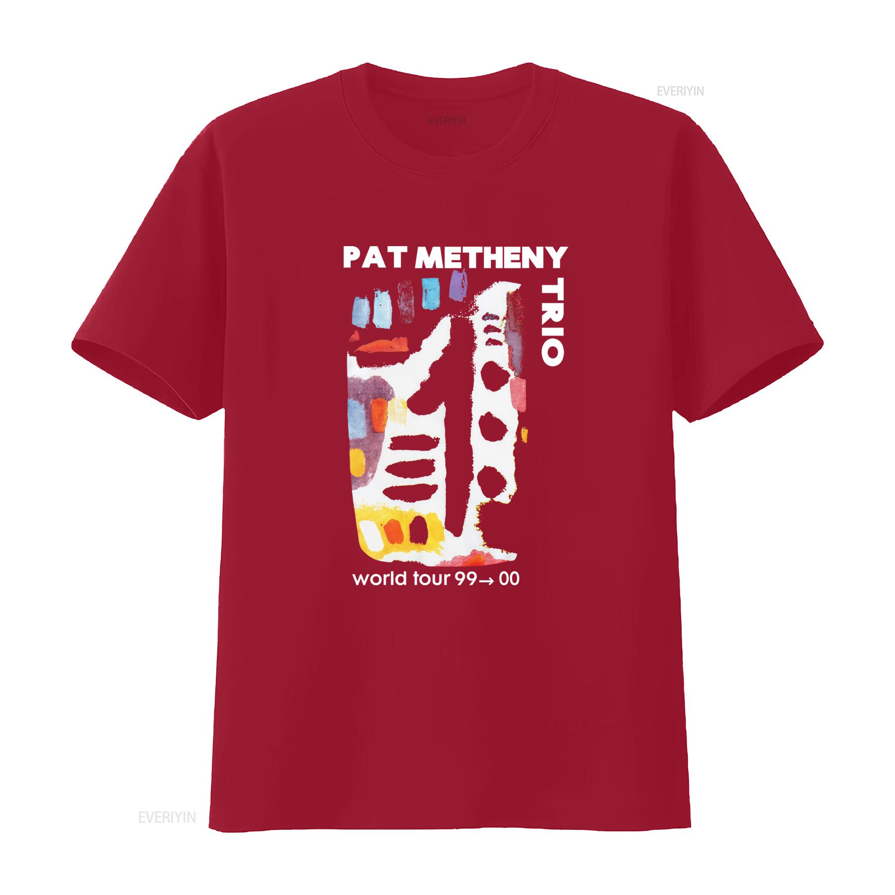 

Vintage 1999 Pat Metheny Trio World Tour 99 00 T Shirt vintage Washed Breathable Soft Stylish homme Versatile graphic S