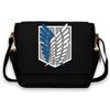 Sac Bandoulière Attack On Titan Tissu Oxford Imperméable Décontracté Grande Capacité Unisexe Épaule