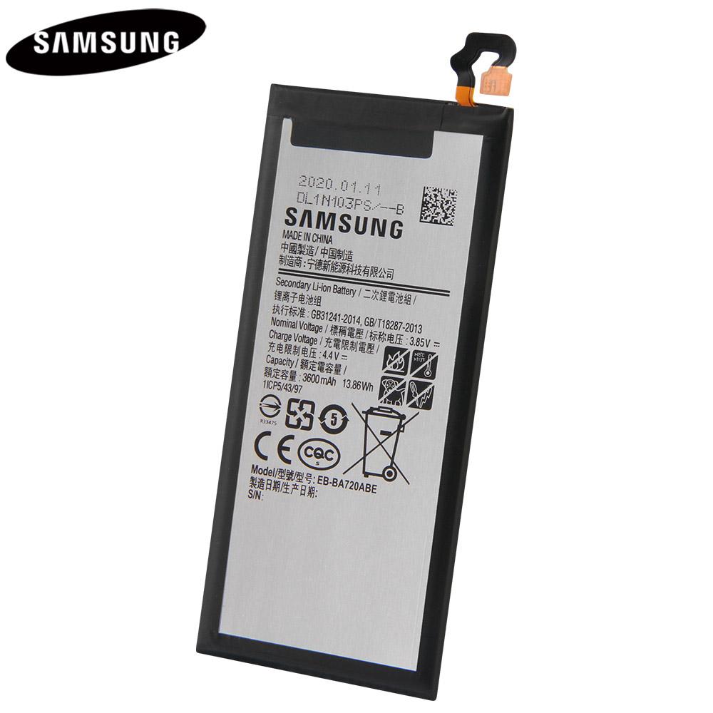 Samsung Original Replacement Battery EB-BA720ABE For Samsung GALAXY A7 2017 Version A720 SM-A720 3600mAh