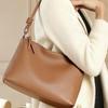 Casual Commuting Women's Bag, Top Layer Cowhide Shoulder Bag, 2025 New Model Underarm Tote Bag, Genuine Leather Trendy Crossbody Bag