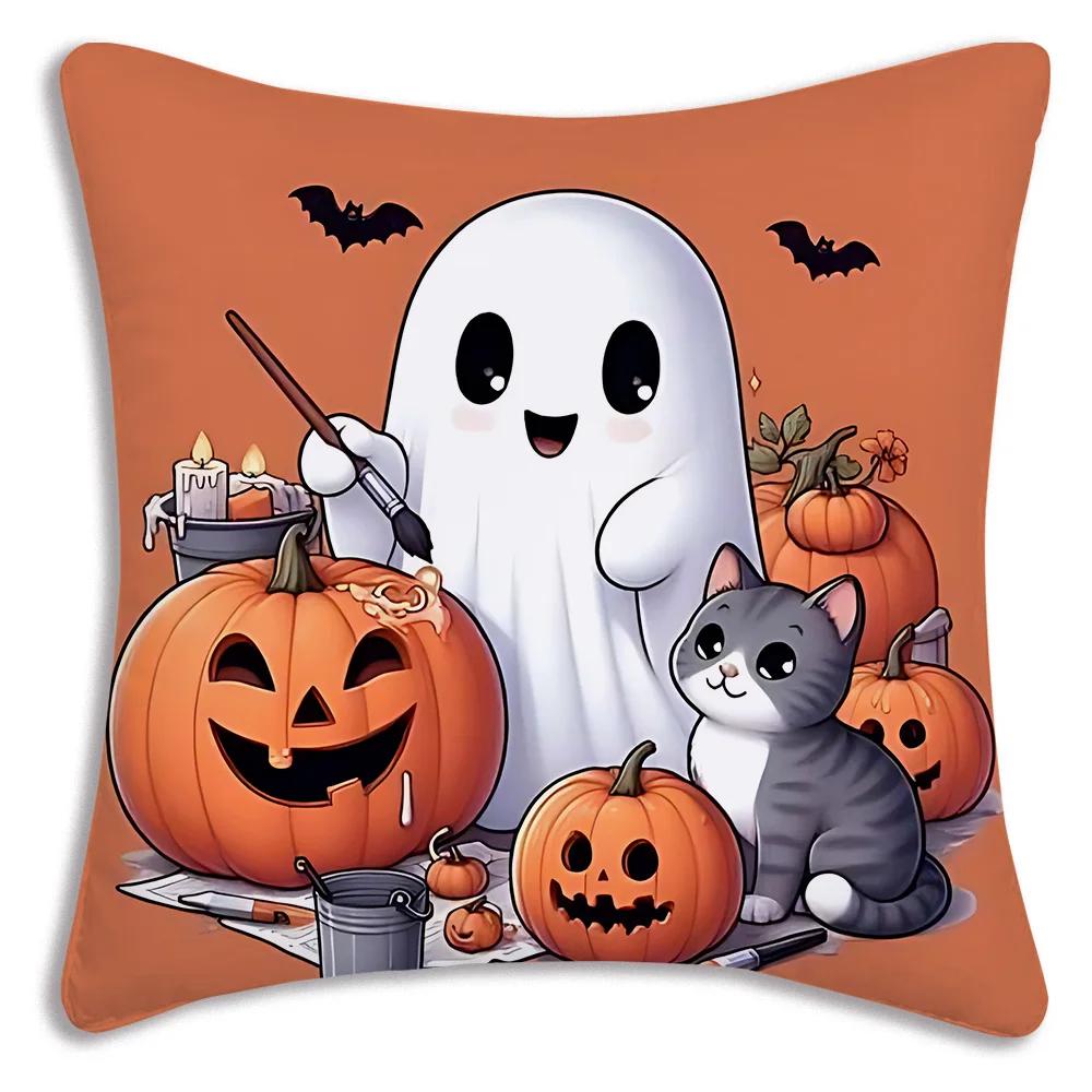Halloween Disney Topolino Minnie Federe Cuscino Cartone Animato Divano Decorativo Casa Stampa Carina Federa Cuscino