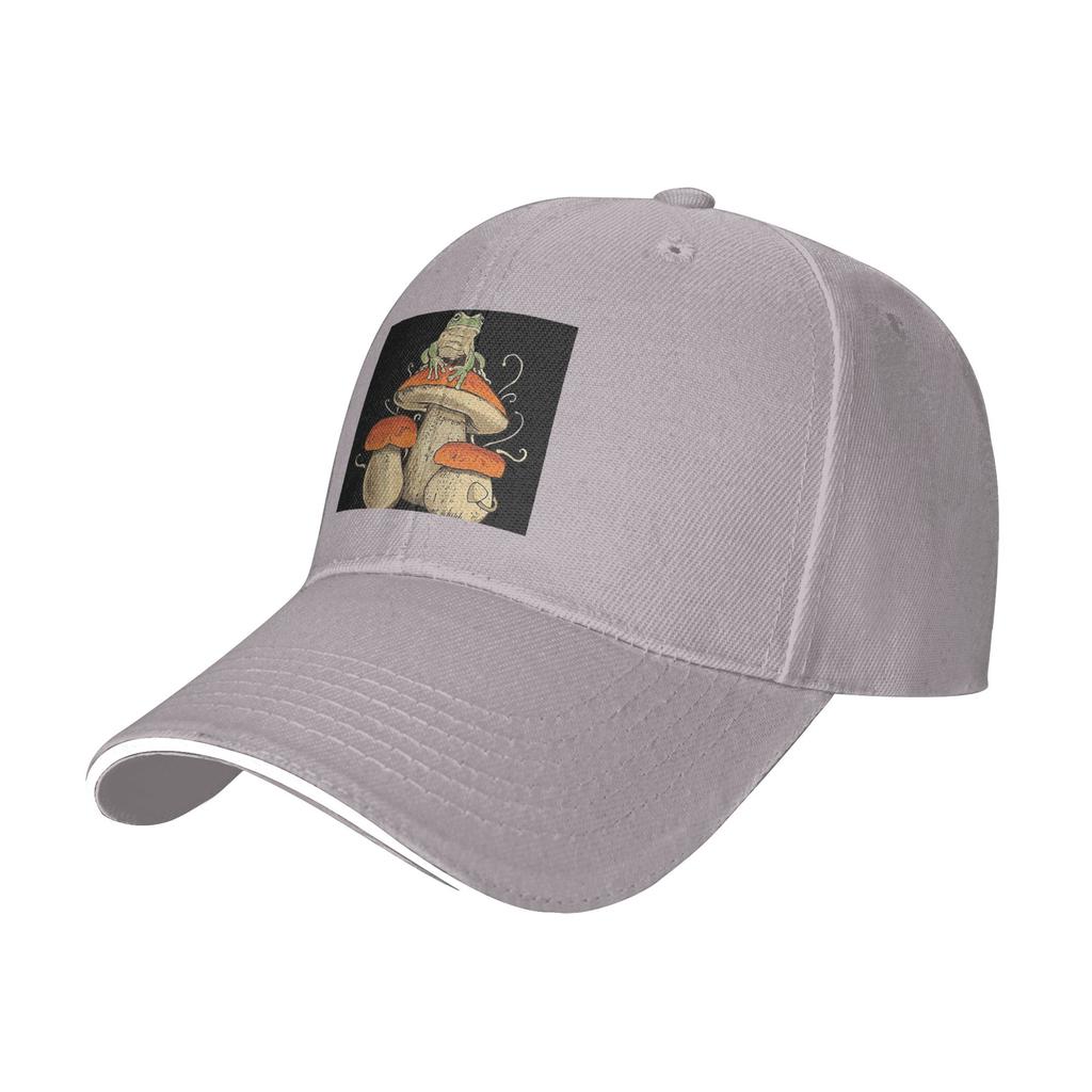 Boho Mushroom Frog Cap Casual Baseball Caps Adjustable Hat Hip Hop Summer Unisex Baseball Hats Customizable Polychromatic