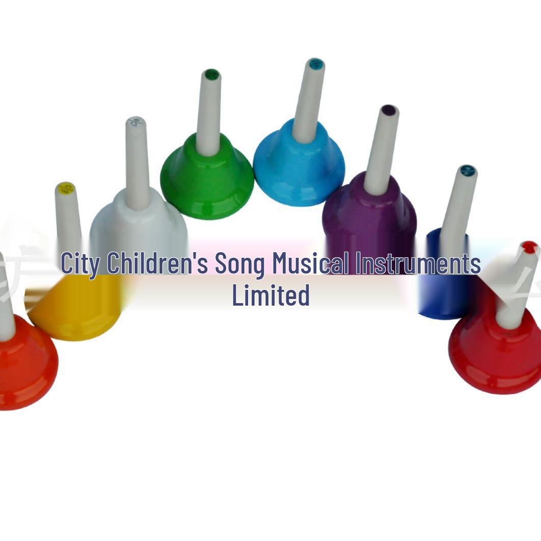 Orff Percussion 8-Note Rainbow Handbells and Melody Chimes 8-note