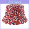 Large Union Jack Bucket Hat Perfect For Queen's Jubilee Celebrations