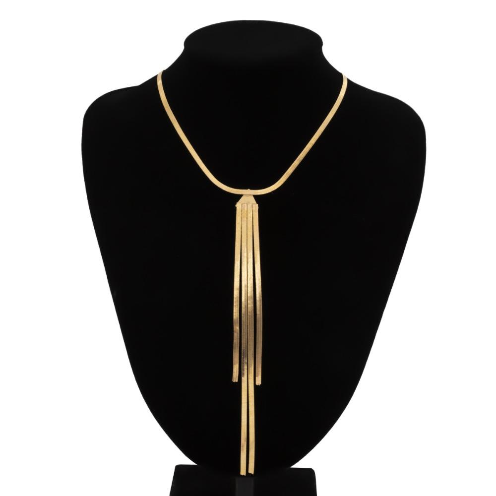 Simplicity Necklace Fashion Collarbone Necklace Creative Metal Snake Bone Chain