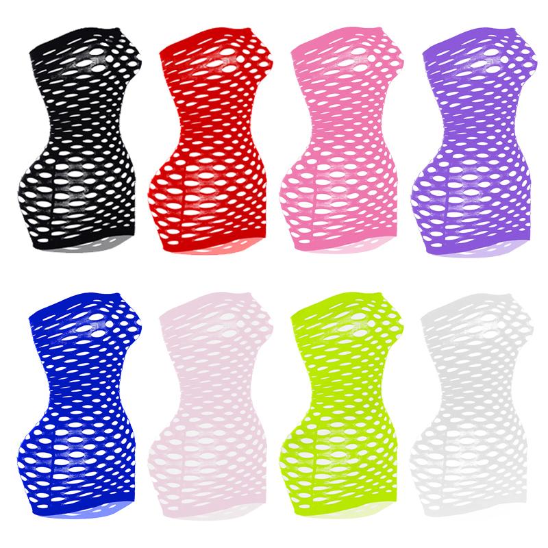 Fishnet Lenceria Sexy Lingerie Women Body Bodysuit Mesh Dress Babydoll Hollow Out Network Sex Porn Erotic Socks Costumes