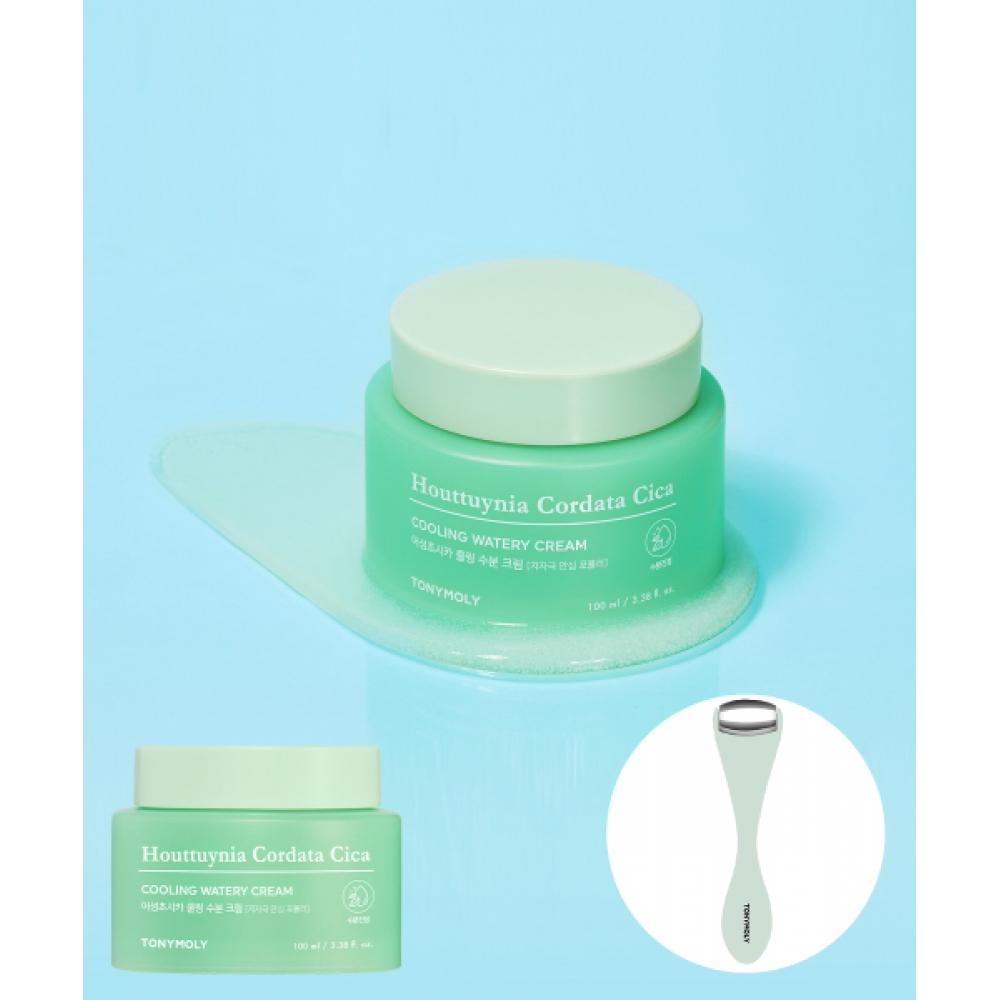 Tonymoly [2 Pack] Houttuychoushika Cooling Moisture Cream+roller Cooling Stick Free FREE