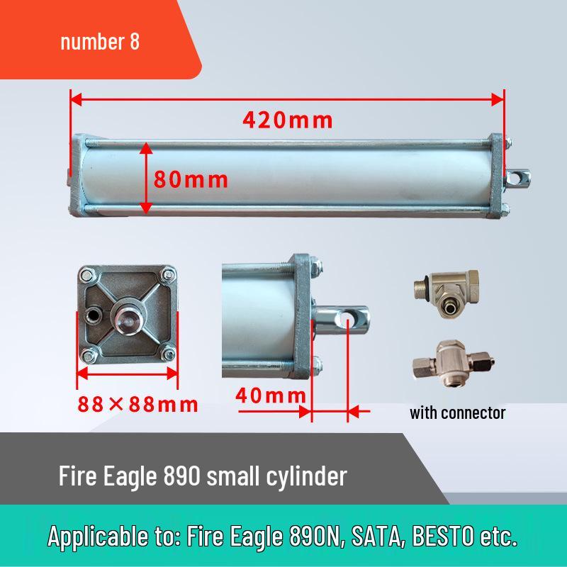 Fire Eagle Tire Changer Accessory Set: Large Disc, Small Cylinder, Turntable & Assist Arm