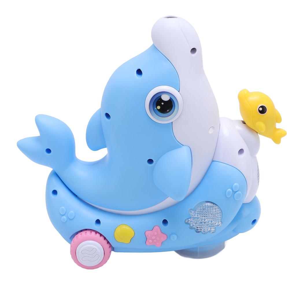 Children Electric Dolphin Toy Electric Universal Light Music Dolphin Floating Blow Ball Baby Cute