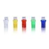 100 Pcs T10 LED Light Bulbs Multi Color Lamp for Car, Powered by   12V, sy to Assemble