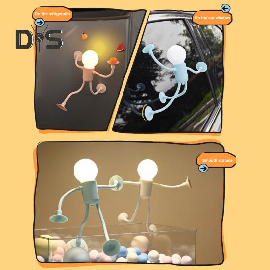 Lampă de noapte amuzantă cu formă schimbătoare, lampă de noptieră cu LED, strălucire moale, fără pâlpâire, lumină de noapte în formă de bricolaj, decorare de Crăciun