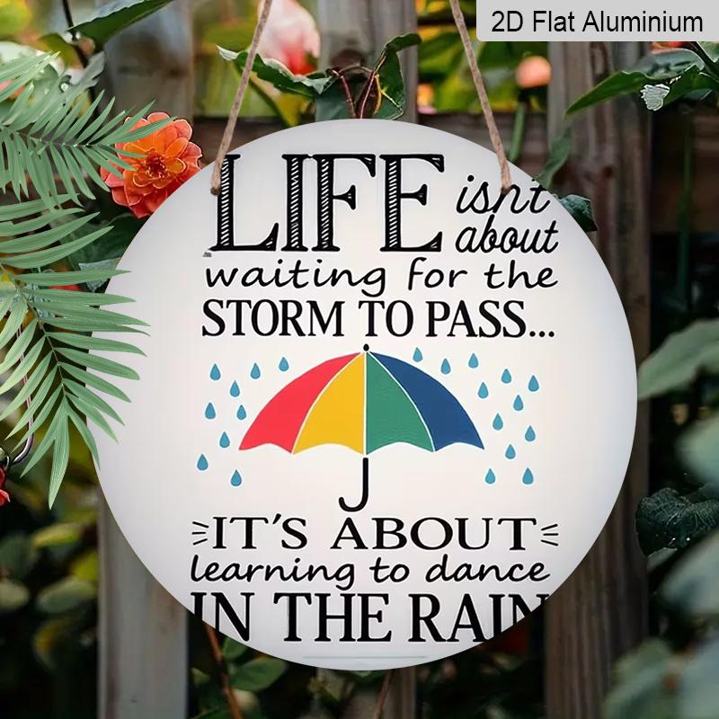 

2D Flat Aluminum 7.87 Inch X 7.87 Inch Vintage Art Design Wall Hanging. Suitable for Gardens, Living Rooms, Kitchens, Bars, Cafes, Clubs, Porches 1pc