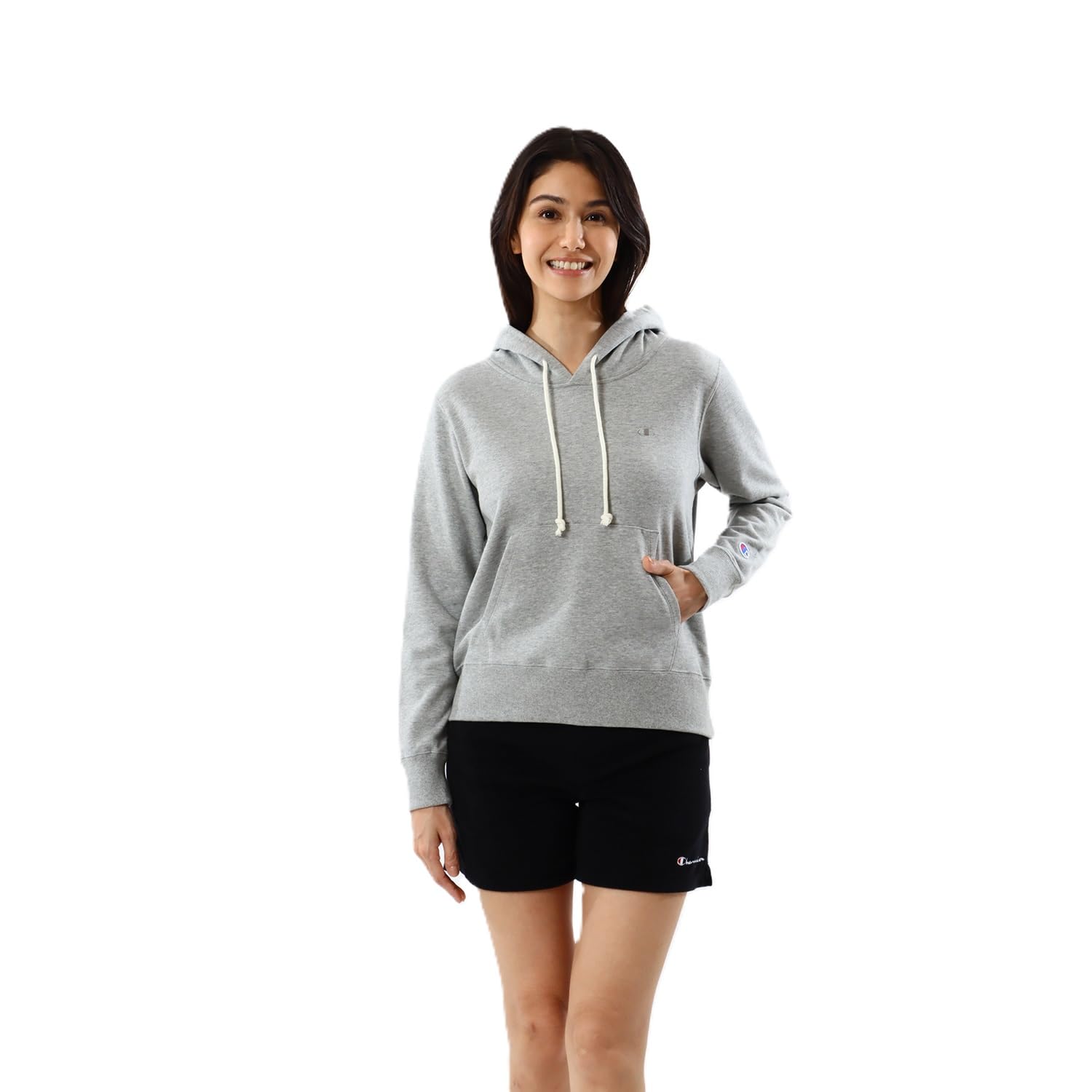 

Базовая флисовая толстовка Champion с длинным рукавом и вышитым логотипом Oxford, размер XL, женская, серая, (CW-Y107)
