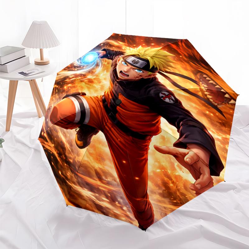 1pc Naruto2 Umbrella, Sun Protection, And UV Shielding. It Has Eight Sturdy Ribs for Outdoor Use And Perfect As a Holiday Gift