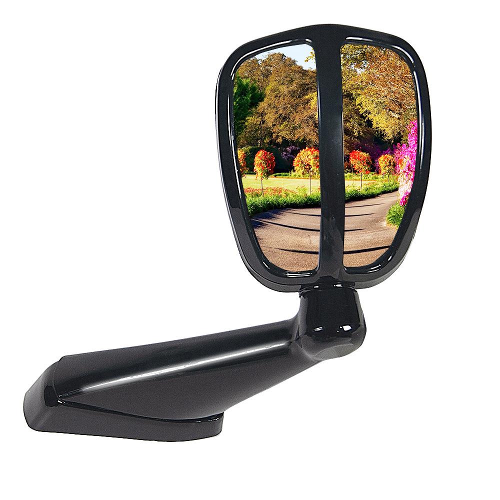 

Car Rear View Blind Spot Mirror Adjustable Wide Angle Rearview Mirrors Auto Hood Head Cover Sand Plate Side Rearview Mirror Black Left Side