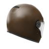 KOMINE Kask Pełnotwarzowy Neo Retro Ciemny Mocha XL 01-190 HK-190