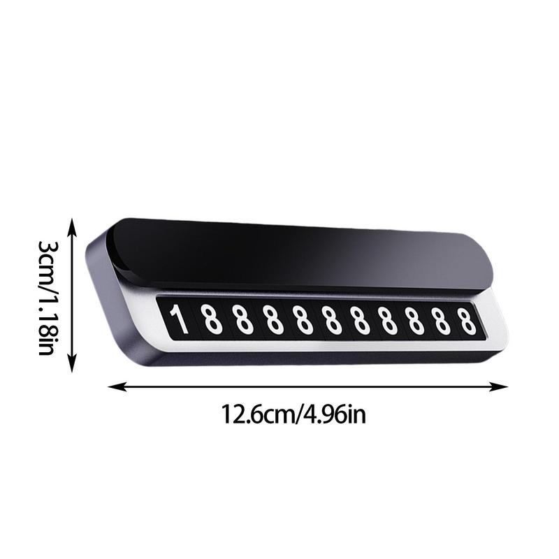 Car Temporary Parking Card Car Phone Number Display Sign Card Vehicle Stop Accessories For Men Women