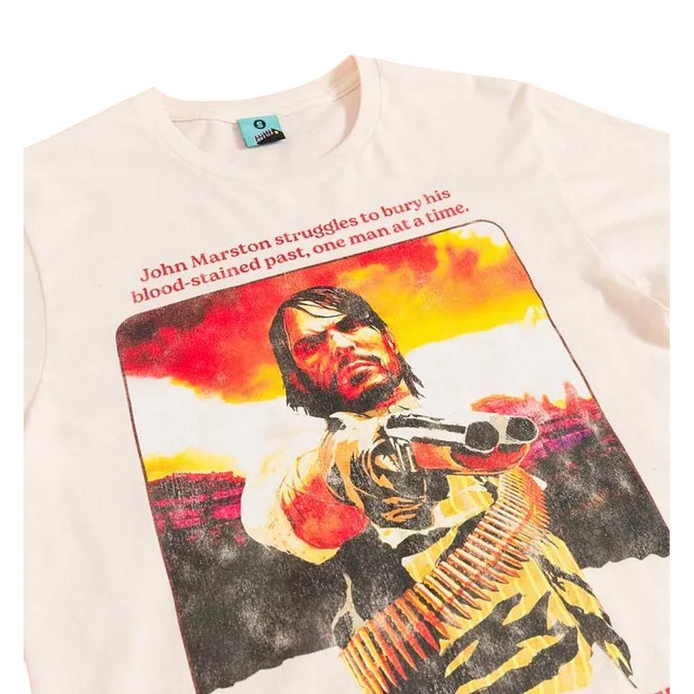 Red Dead Redemption Unisex Dospělý Outlaws To The End Tričko Johna Marstona