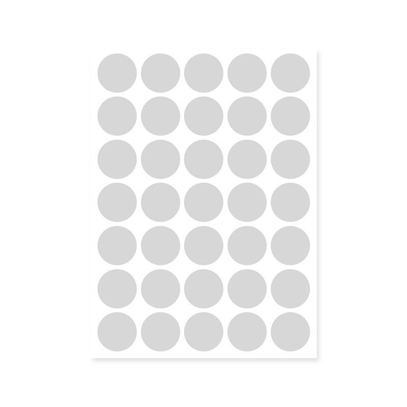 Colorful A5 Dot Stickers: Blank Round Adhesive Labels for Handwriting, Classification, and Sealing