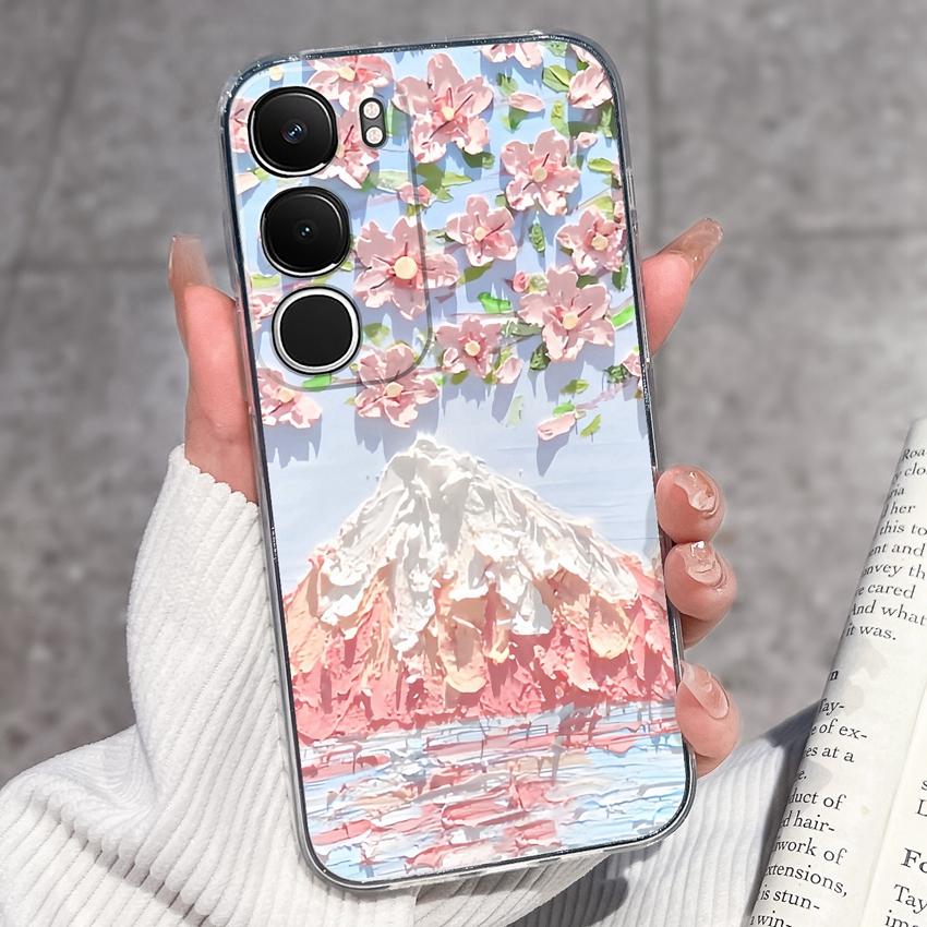 Cute Casing For Vivo Y19s Y19 Y17s Y17 Y16 Y15 Y13 Y12 Y11 Phone Covers Cute Penguin Frog Housing Clear TPU Non Slip Silicone Soft Shell For Vivo Case