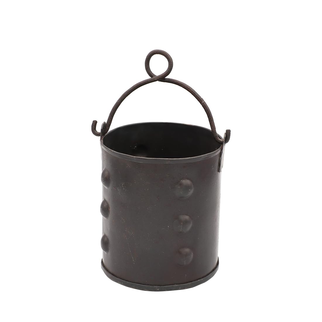 

Brocante Iron Embossed Bucket бронзовый