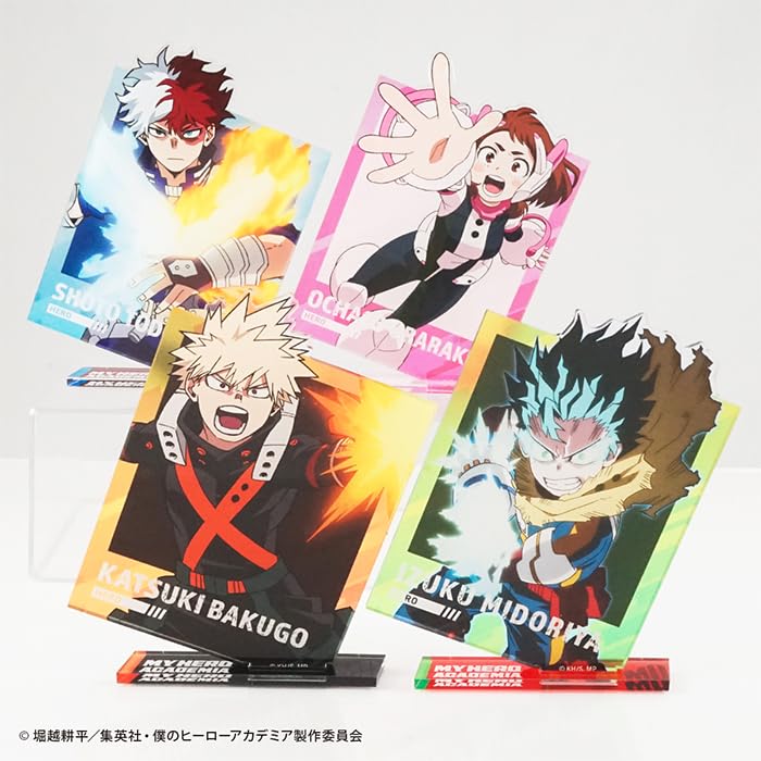 F-toys Confect My Hero Academia Foto Stil Acryl Ständer Kaugummi Süßigkeiten Spielzeug [Box Set von 12]