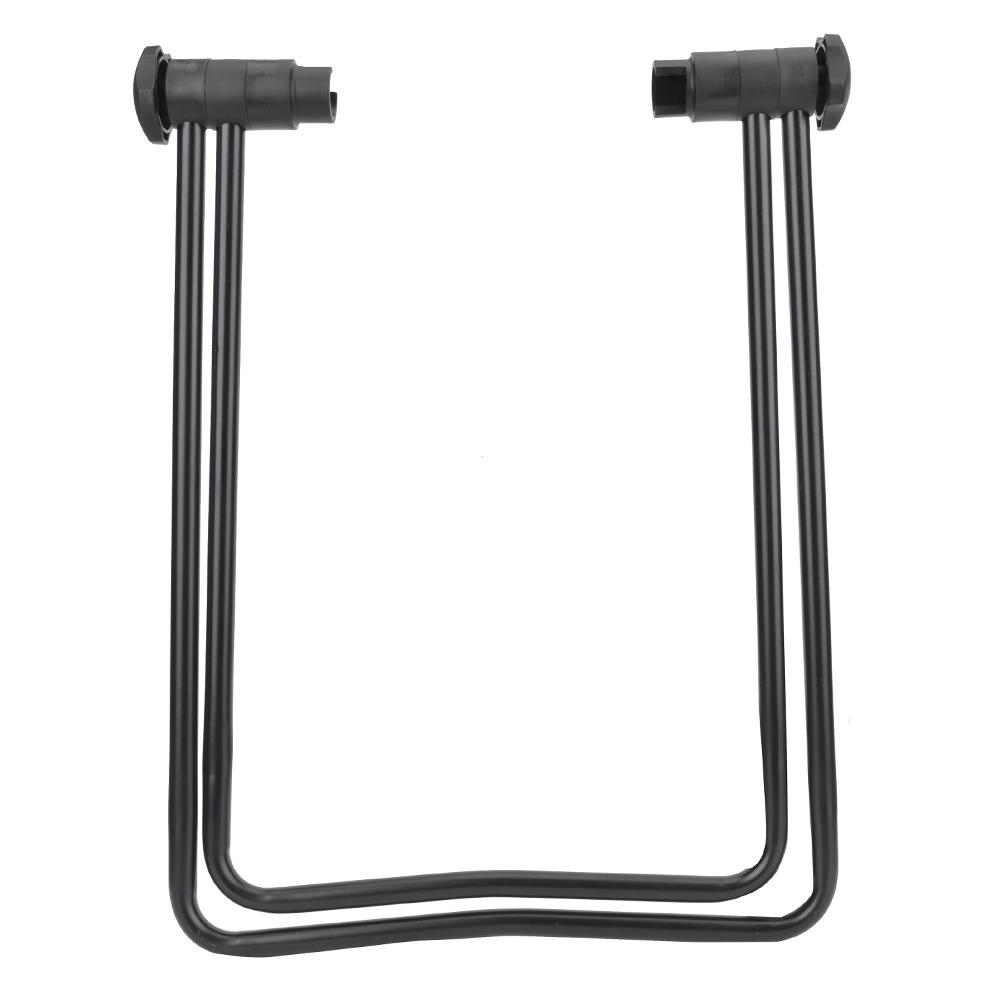 Black Thin Wall Steel Tube Bike Kickstand Support Bracket Bicycle U Shape Foot Rack Parking Frame