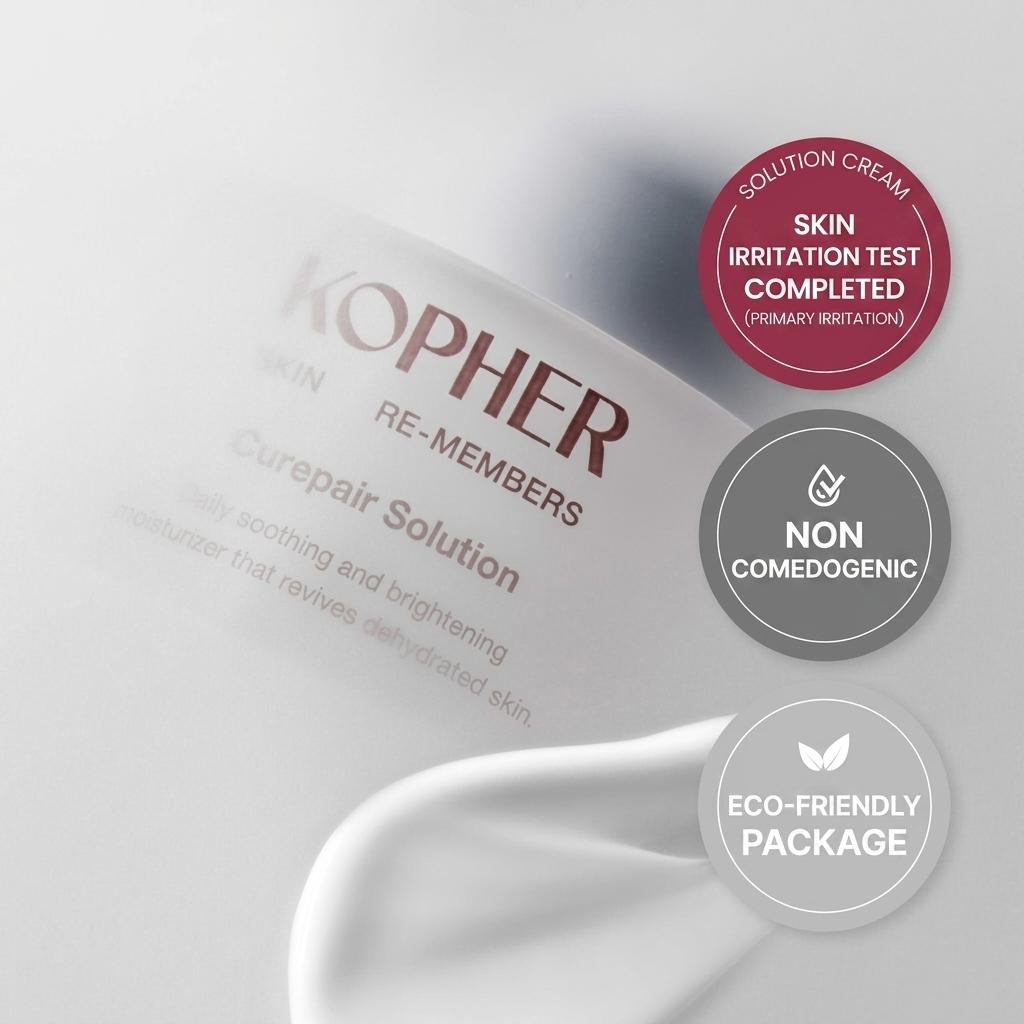 Kopher Curepair Solution Moisture Cream Soothing & Brightening 50ml