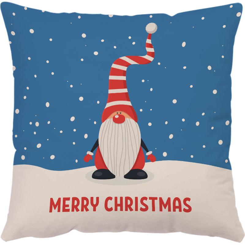 Amazon Hot Pillow Cartoon Doll Vánoční polštář Povlak na polštář Povlak na polštář na pohovku Povlak na polštář na sedák