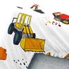 Excavator Mattress Bed Sheet Four-piece Set Boys Excavator Bedding Set Bedroom Room Decoration